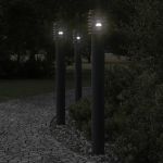 Lampă exterioară de podea, negru, 110 cm, oțel inoxidabil GartenMobel Dekor