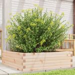 Jardinieră de grădină, 80x80x23 cm, lemn masiv de pin GartenMobel Dekor