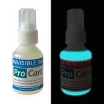 Cerneala uv invizibila cyan pentru securizare si marcaje, universala, flacon 50 ml MultiMark GlobalProd