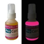 Cerneala uv invizibila magenta pentru securizare si marcaje, universala, flacon 50 ml MultiMark GlobalProd
