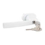 Maner de siguranta pentru fereastra, 2 chei, inchidere securizata, alb MultiMark GlobalProd