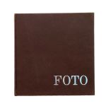 Album foto tip carte, format 10x15 cm, stocare 200 fotografii, coperta catifea maro inchis MultiMark GlobalProd