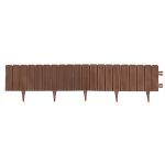 Palisada gradina, gardulet decorativ 24x100 cm, imbinari ascunse, maro MultiMark GlobalProd