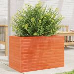 Jardinieră grădină, maro ceruit, 70x40x45,5 cm, lemn masiv pin GartenMobel Dekor