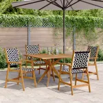 Set mobilier de grădină, 5 piese, lemn masiv de acacia GartenMobel Dekor
