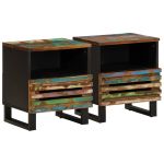 Noptiere, 2 buc., 40x33x46 cm, lemn masiv reciclat GartenMobel Dekor