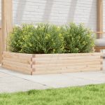 Jardinieră de grădină, 100x100x23 cm, lemn masiv de pin GartenMobel Dekor