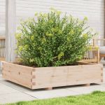 Jardinieră de grădină, 100x100x26,5 cm, lemn masiv de pin GartenMobel Dekor