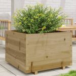 Jardinieră de grădină, 70x70x49,5 cm, lemn de pin impregnat GartenMobel Dekor