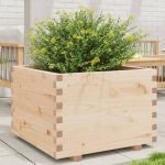 Jardinieră de grădină, 70x70x49,5 cm, lemn masiv de pin GartenMobel Dekor