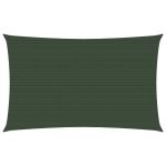 Pânză parasolar, verde închis, 3,5x5 m, HDPE, 160 g/m² GartenMobel Dekor