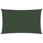 Pânză parasolar, verde închis, 3,5x5 m, HDPE, 160 g/m² GartenMobel Dekor
