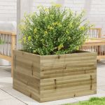 Jardinieră de grădină, 70x70x46 cm, lemn de pin impregnat GartenMobel Dekor