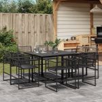 Set mobilier de grădină, 9 piese, poliratan GartenMobel Dekor