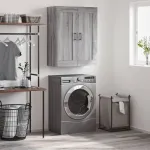 Dulap pe perete, sonoma gri, 69,5x34x90 cm, lemn prelucrat GartenMobel Dekor