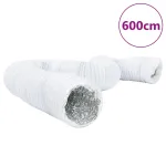 Conductă de ventilație, 6 m, Ø10 cm, aluminiu și PVC GartenMobel Dekor