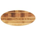 Blat de masă oval, 90x40x2,5 cm, lemn masiv de mango GartenMobel Dekor