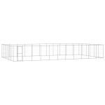 Padoc pentru câini de exterior, 79,86 m², oțel galvanizat GartenMobel Dekor