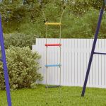 Scară din funie pentru copii cu 4 trepte, multicolor GartenMobel Dekor