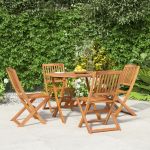 Set mobilier de grădină, 5 piese, lemn masiv de acacia GartenMobel Dekor