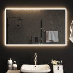 Oglindă de baie cu LED, 60x100 cm GartenMobel Dekor