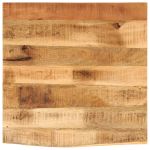 Blat de masă margine naturală, 40x40x2,5 cm, lemn masiv mango GartenMobel Dekor