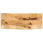 Blat de masă margine naturală, 80x40x2,5 cm, lemn masiv mango GartenMobel Dekor