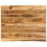 Blat de masă margine naturală, 90x80x2,5 cm, lemn masiv mango GartenMobel Dekor