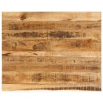 Blat de masă margine naturală, 90x80x3,8 cm, lemn masiv mango GartenMobel Dekor
