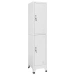 Dulap vestiar cu 2 compartimente 38x45x180 cm   GartenMobel Dekor