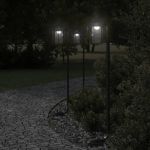 Lampă exterioară de podea, negru, 100 cm, oțel inoxidabil GartenMobel Dekor