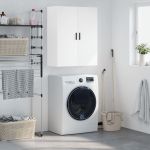 Dulap cu montaj pe perete, alb, 69,5x34x90 cm GartenMobel Dekor