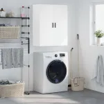 Dulap cu montaj pe perete, alb, 69,5x34x90 cm GartenMobel Dekor