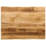 Blat de masă contur natural 70x60x2,5 cm lemn masiv mango brut GartenMobel Dekor