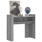 Măsuță consolă, gri sonoma, 100x35x90 cm, lemn prelucrat GartenMobel Dekor