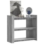 Măsuță consolă, gri sonoma, 100x35x90 cm, lemn prelucrat GartenMobel Dekor