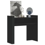 Măsuță consolă, negru, 100x35x90 cm, lemn prelucrat GartenMobel Dekor
