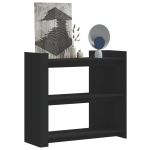 Măsuță consolă, negru, 100x35x90 cm, lemn prelucrat GartenMobel Dekor