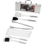 Ustensile pentru barbecue, grill, gratar, inox, cu geanta, set 12 piese, Strend Pro Grill GartenVIP DiyLine