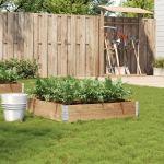 Jardinieră de grădină, 100 x 100 cm, lemn masiv de pin GartenMobel Dekor