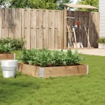 Jardinieră de grădină, 100 x 100 cm, lemn masiv de pin GartenMobel Dekor