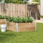 Jardinieră de grădină, 100x100 cm, lemn masiv pin GartenMobel Dekor