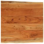 Blat de masă pătrată 40x40x3,8 cm lemn masiv acacia margine vie GartenMobel Dekor