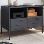 Dulap TV, antracit, 68x39x50,5 cm, oțel laminat la rece GartenMobel Dekor
