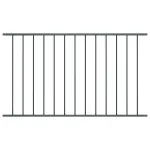 Panou de gard, antracit, 1,7x0,75 m, oțel vopsit electrostatic GartenMobel Dekor