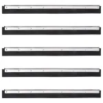 Capete raclete de podea, 5 buc., 55x2x5 cm, oțel și cauciuc GartenMobel Dekor
