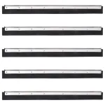 Capete raclete de podea, 5 buc., 60,5x2x5 cm, oțel și cauciuc GartenMobel Dekor