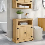 Dulap de baie „Corona”, 70x33x80 cm, lemn masiv de pin GartenMobel Dekor