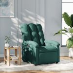 Fotoliu rabatabil, verde închis, material textil GartenMobel Dekor