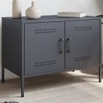 Dulapuri TV, 2 buc., antracit, 68x39x50,5 cm, oțel GartenMobel Dekor